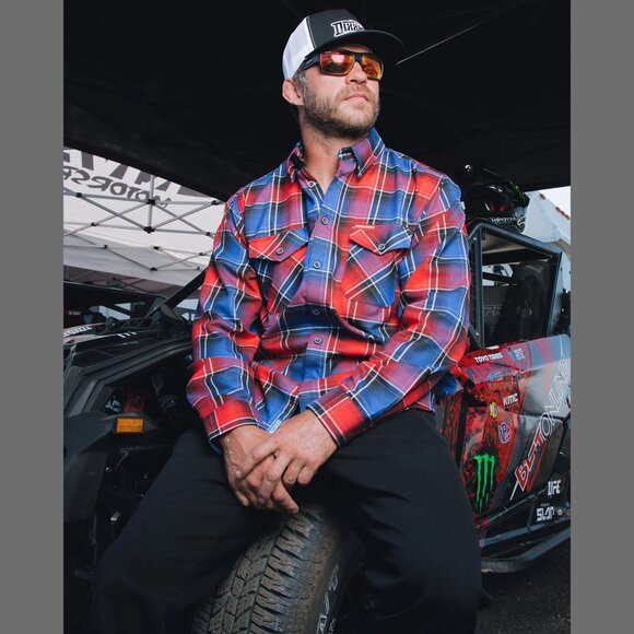 DIXXON FLANNEL - TRAVIS PASTRANA FLANNEL Shirt - Men's XL - COLLAB - Picture 2 of 11